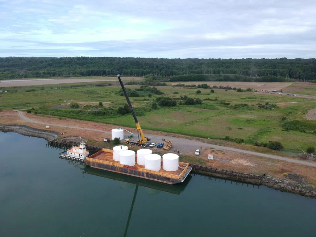 70000 gallon storage tank