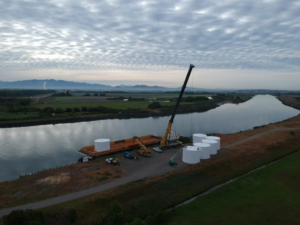 70000 gallon storage tank fabrication